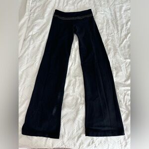 Lululemon Flare Legging Pants Black Womens Good condition